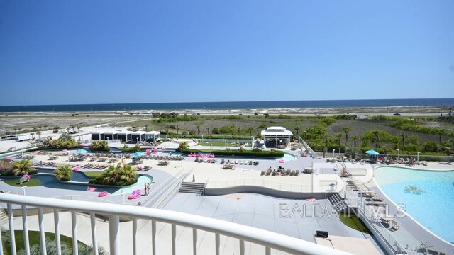 28107 Perdido Beach Blvd Unit D615, Orange Beach, AL 36561 - bird's eye view of a pool