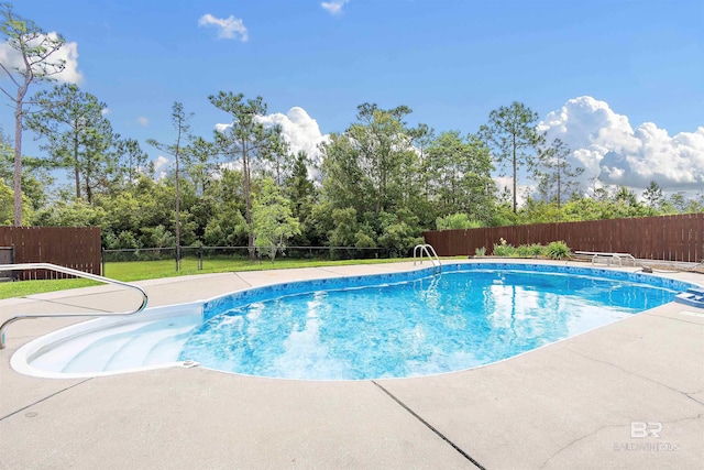 view of pool