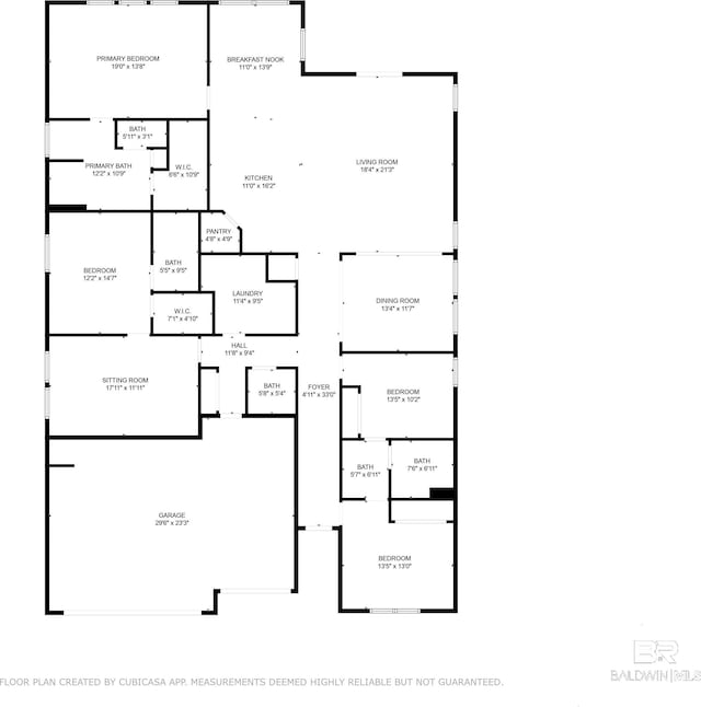 3905 Mercury Cir, Gulf Shores, AL 36542 - floor plan