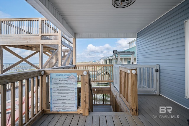2420 Bienville Blvd, Dauphin Island, AL 36528 - view of wooden deck
