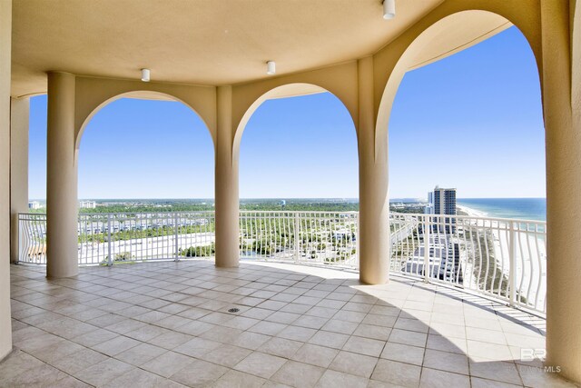 14237 Perdido Key Dr Unit Ph-1401, Pensacola, FL 32507 - view of patio / terrace featuring a balcony and a water view