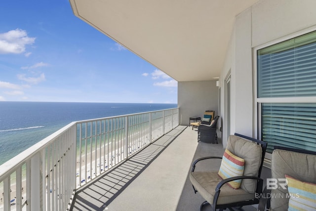 401 E Beach Blvd Unit 1704, Gulf Shores, AL 36542 - balcony with view of water and beach