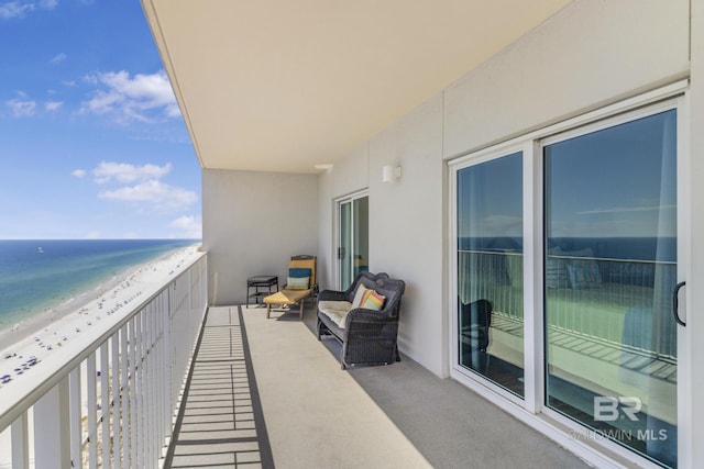 401 E Beach Blvd Unit 1704, Gulf Shores, AL 36542 - balcony featuring view of water and beach