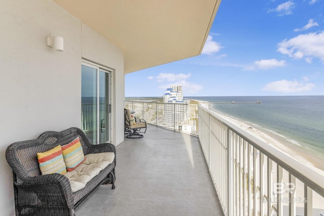 401 E Beach Blvd Unit 1704, Gulf Shores, AL 36542 - balcony with view of water and beach