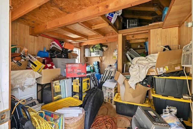 view of storage room