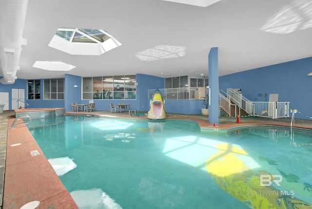 28107 Perdido Beach Blvd Unit D512, Orange Beach, AL 36561 - indoor pool with a skylight