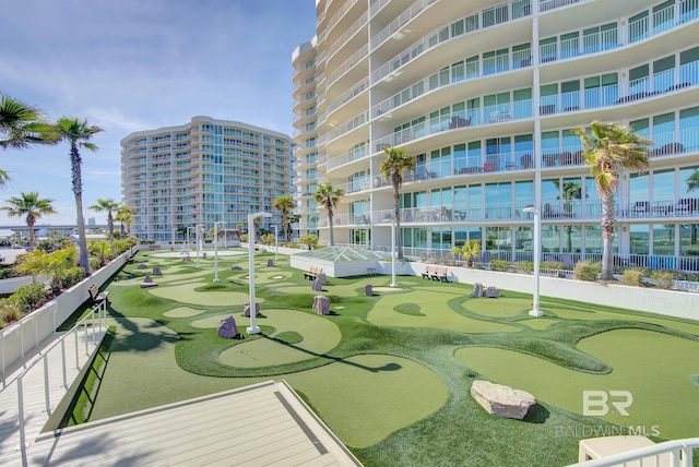 28107 Perdido Beach Blvd Unit D512, Orange Beach, AL 36561 - view of property's community featuring a putting area