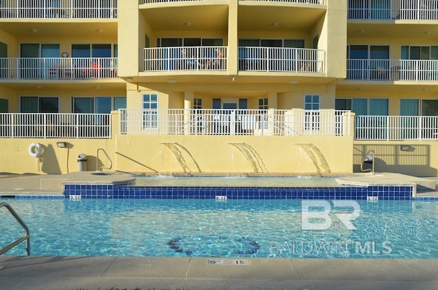 view of pool