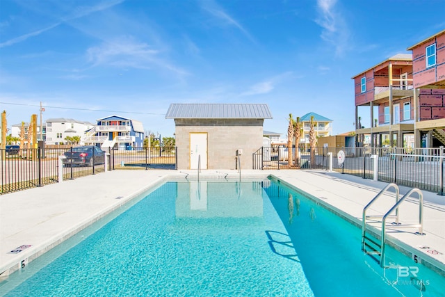 view of pool