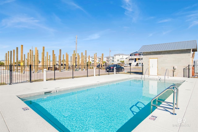 view of pool