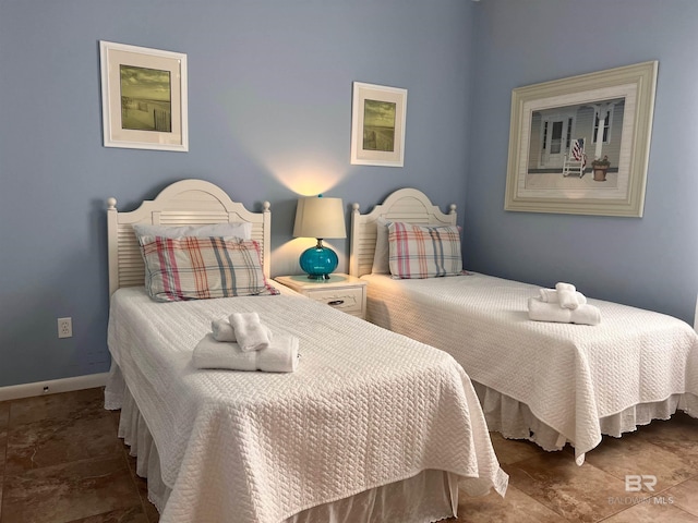 view of tiled bedroom