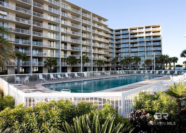 view of community pool