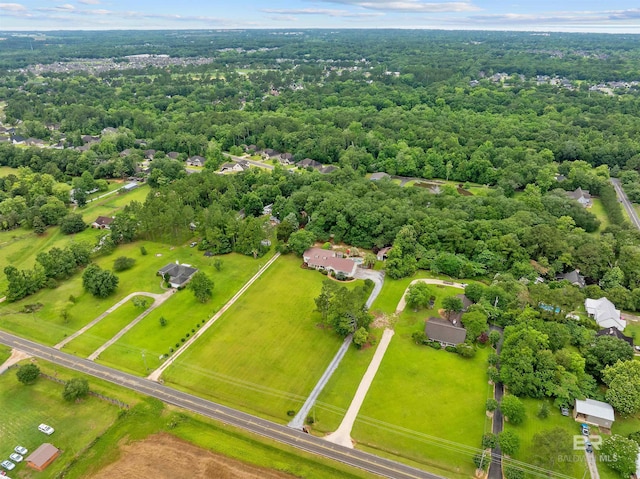 20011 Lawrence Rd, Fairhope, AL 36532 - aerial view of a heavily wooded area