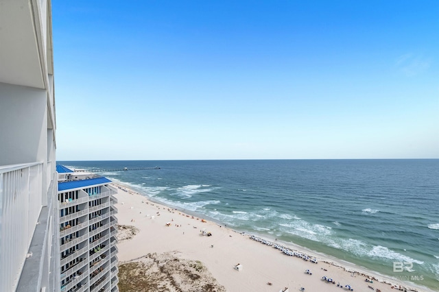 water view with local beach