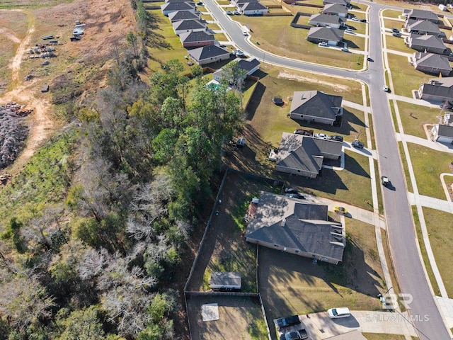 drone / aerial view featuring a residential view