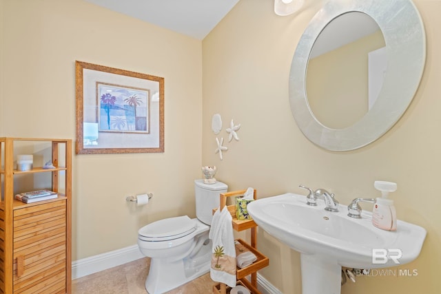 13621 Perdido Key Dr Unit 1804W, Perdido Key, FL 32507 - bathroom with sink, tile patterned flooring, and toilet