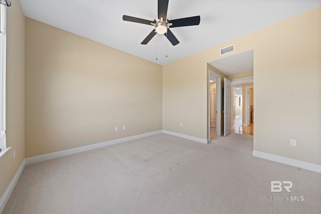 13621 Perdido Key Dr Unit 1804W, Perdido Key, FL 32507 - carpeted empty room featuring ceiling fan