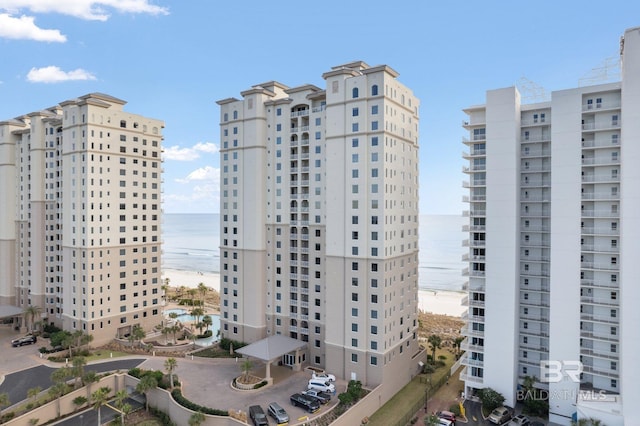 13621 Perdido Key Dr Unit 1804W, Perdido Key, FL 32507 - view of building exterior featuring a water view and a view of the beach