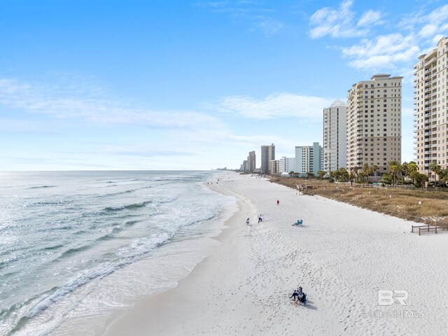 13621 Perdido Key Dr Unit 1804W, Perdido Key, FL 32507 - property view of water featuring a beach view