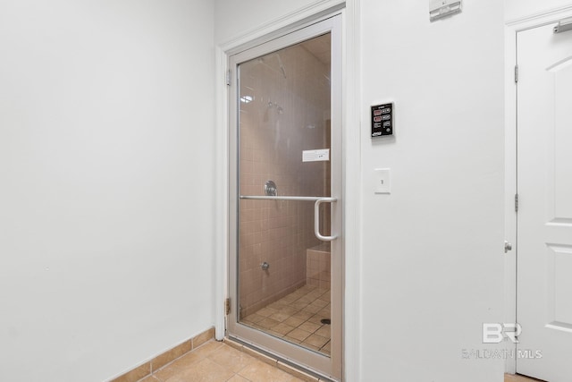 13621 Perdido Key Dr Unit 1804W, Perdido Key, FL 32507 - bathroom with tile patterned floors and walk in shower