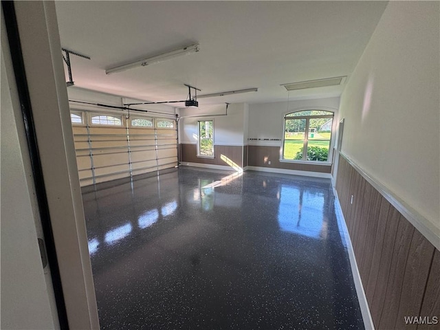 10617 Austin Loop, Vance, AL 35490 - garage with wainscoting and wooden walls