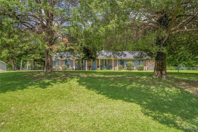 12569 Covered Bridge Rd, Brookwood, AL 35444 - view of front of property featuring a front yard