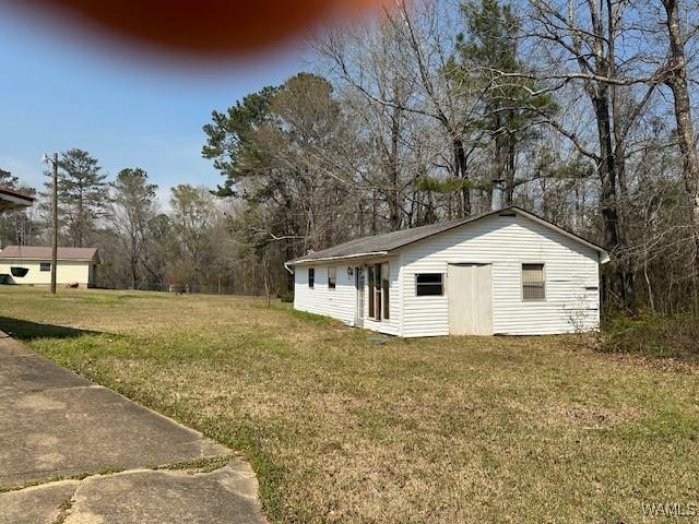 2417 Dvorak Cir, Linden, AL 36748 - view of green lawn with an outdoor structure