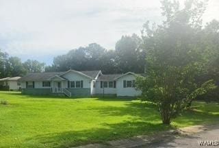 2417 Dvorak Cir, Linden, AL 36748 - ranch-style house with a front lawn