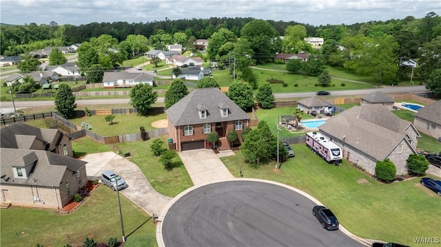 10821 Dogwood Cir, Vance, AL 35490 - birds eye view of property featuring a residential view