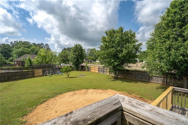 10821 Dogwood Cir, Vance, AL 35490 - sitting room featuring baseboards, carpet flooring, ceiling fan, visible vents, and vaulted ceiling