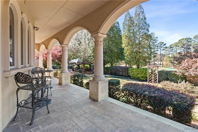 view of patio