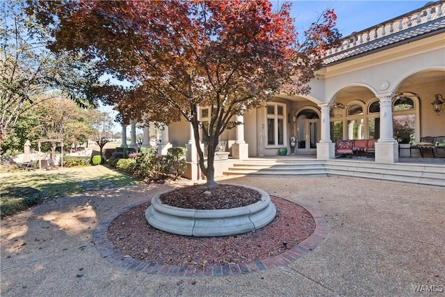 view of patio / terrace featuring a porch