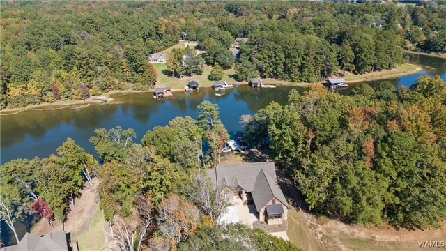 12437 Rising Tide, Northport, AL 35475 - drone / aerial view with a water view