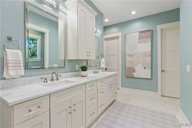 12437 Rising Tide, Northport, AL 35475 - bathroom featuring tile patterned floors and vanity