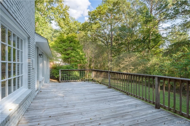 view of deck