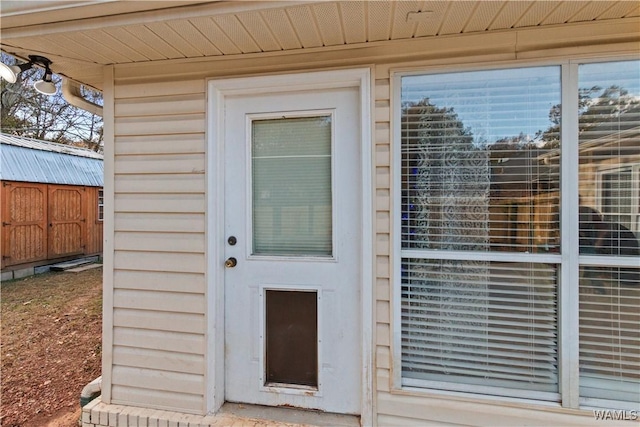 view of property entrance