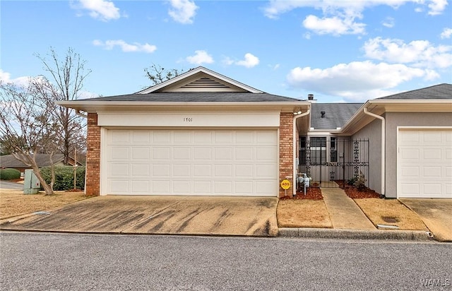 ranch-style house with a garage