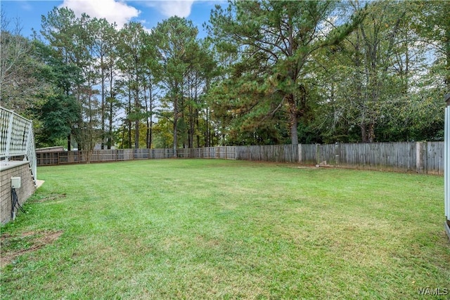 12280 Viewpoint Rd, Northport, AL 35475 - view of yard with a fenced backyard