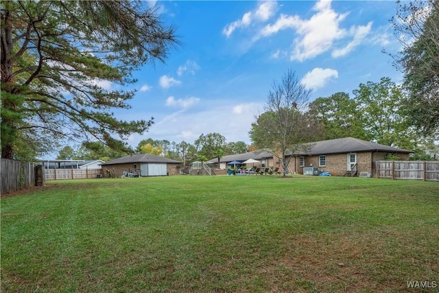 12280 Viewpoint Rd, Northport, AL 35475 - view of yard with a fenced backyard