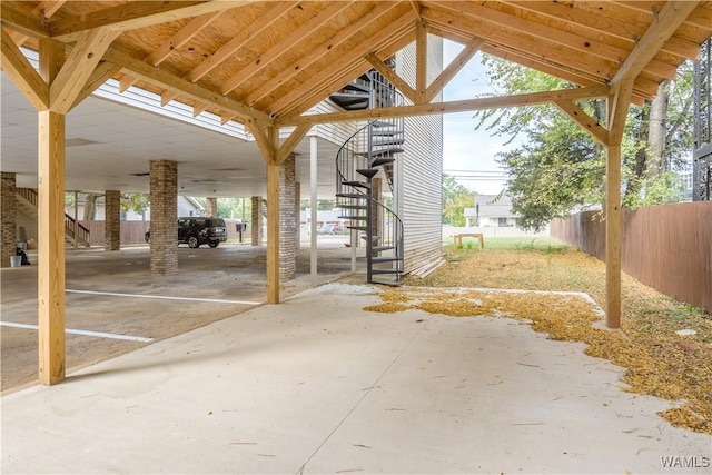 1721 Hackberry Ln Unit 6, Tuscaloosa, AL 35401 - view of patio / terrace featuring stairs and fence