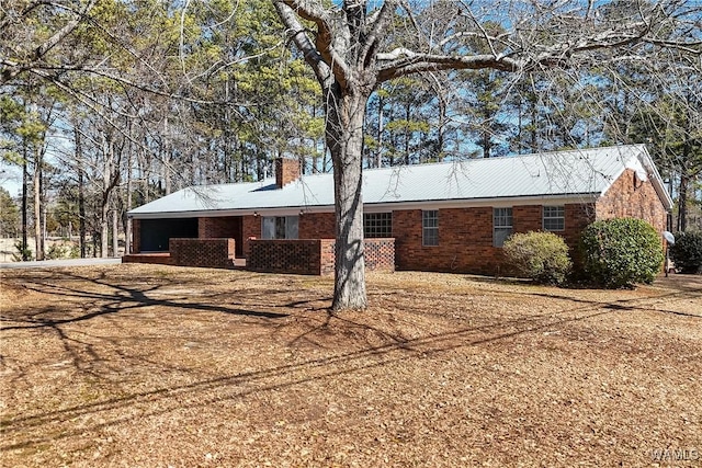 view of front of home