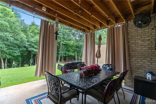 10488 Nicole St, Vance, AL 35490 - view of patio / terrace with outdoor dining space