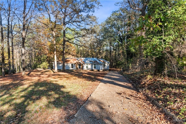 view of front of home