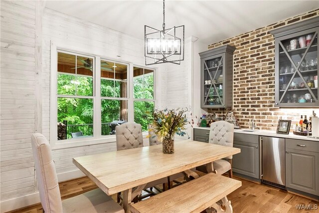 10300 Legacy Ln, Northport, AL 35475 - dining space featuring a chandelier and light wood-style floors