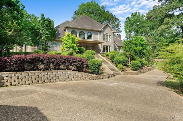 11147 Mountain Park Cir, Tuscaloosa, AL 35405 - french country style house with stairs