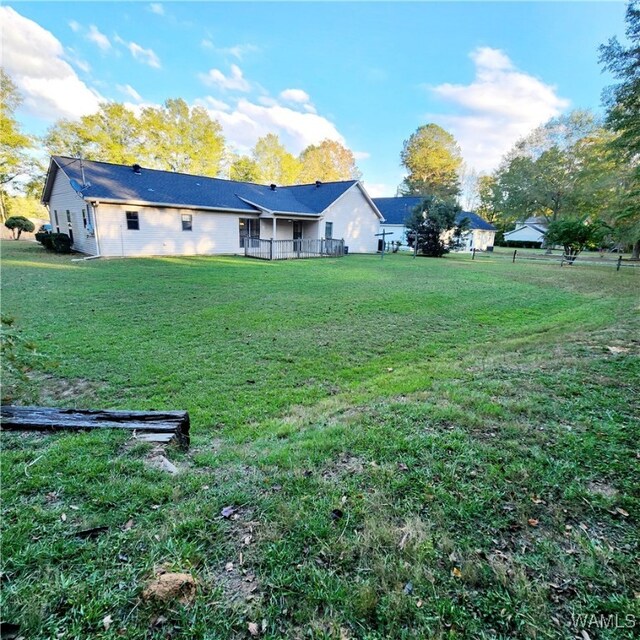 view of yard