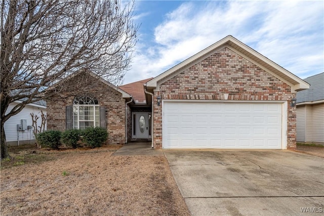 front of property featuring a garage