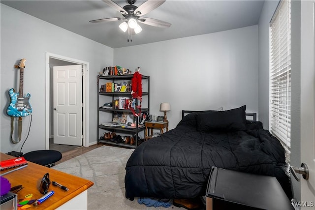 600 13th St E Unit 532, Tuscaloosa, AL 35401 - bedroom featuring ceiling fan