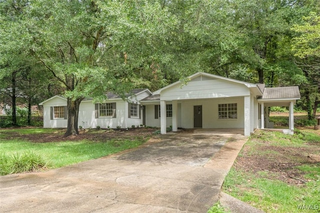 4205 Cloverdale Est, Northport, AL 35473 - ranch-style home with driveway and a carport