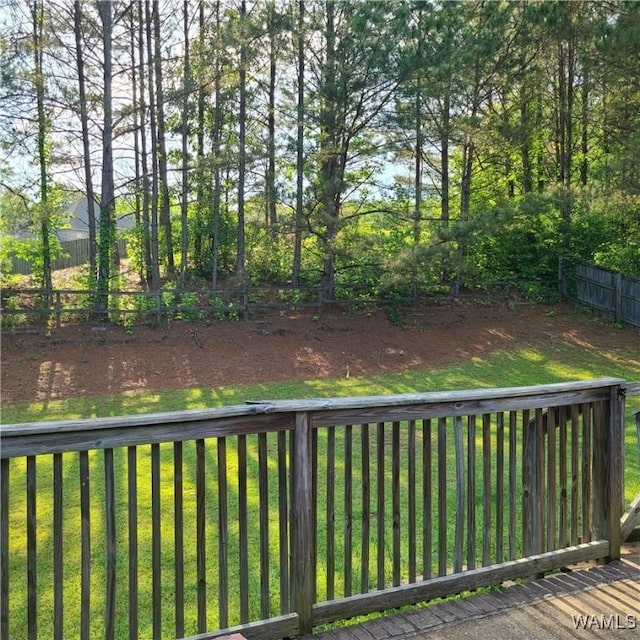 13712 Tab Dr, Northport, AL 35475 - view of yard featuring a wooden deck